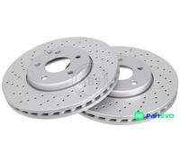 A.B.S. 2 X BRAKE DISC 17568 FOR MERCEDES-BENZ