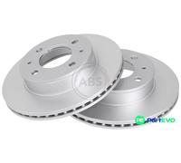 A.B.S. 2 X BRAKE DISC 17576 FOR HYUNDAI