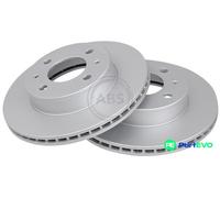 A.B.S. 2 X BRAKE DISC 17578 FOR HYUNDAI