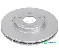 A.B.S. 2 X BRAKE DISC 17581 FOR DAIMLER JAGUAR