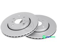 A.B.S. 2 X BRAKE DISC 17591 FOR CITROËN PEUGEOT TOYOTA