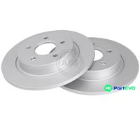 A.B.S. 2 X BRAKE DISC 17605 FOR FORD VOLVO