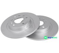 A.B.S. 2 X BRAKE DISC 17616 FOR OPEL VAUXHALL