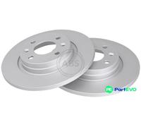 A.B.S. 2 X BRAKE DISC 17619 FOR RENAULT DACIA