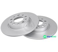 A.B.S. 2 X BRAKE DISC 17623 FOR ALFA ROMEO FIAT JEEP