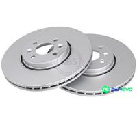 A.B.S. 2 X BRAKE DISC 17654 FOR RENAULT
