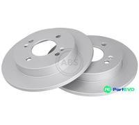 A.B.S. 2 X BRAKE DISC 17656 FOR HYUNDAI KIA