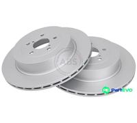 A.B.S. 2 X BRAKE DISC 17657 FOR SUBARU