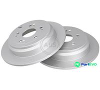 A.B.S. 2 X BRAKE DISC 17664 FOR HONDA