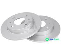 2x Original a. B. S. S. Brake Disc 17671 for Mitsubishi Smart