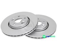 A.B.S. 2 X BRAKE DISC 17672 FOR RENAULT