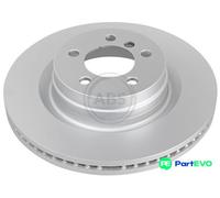 A.B.S. 2 X BRAKE DISC 17722 FOR LAND ROVER