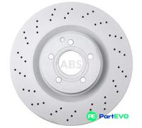 A.B.S. 2 X BRAKE DISC 17795 FOR MERCEDES-BENZ