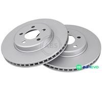 A.B.S. 2 X BRAKE DISC 17809 FOR CHRYSLER