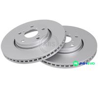 A.B.S. 2 X BRAKE DISC 17829 FOR TOYOTA