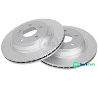 A.B.S. 2 X BRAKE DISC 17844 FOR MERCEDES-BENZ