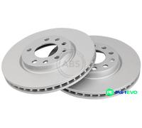 A.B.S. 2 X BRAKE DISC 17854 FOR OPEL VAUXHALL