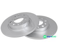 A.B.S. 2 X BRAKE DISC 17858 FOR ALFA ROMEO JEEP