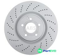 A.B.S. 2 X BRAKE DISC 17873 FOR MERCEDES-BENZ