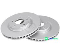 A.B.S. 2 X BRAKE DISC 17889 FOR NISSAN