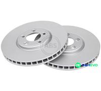 A.B.S. 2 X BRAKE DISC 17923 FOR DAIMLER JAGUAR