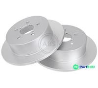 A.B.S. 2 X BRAKE DISC 17934 FOR SUBARU