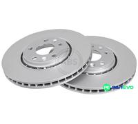 A.B.S. 2 X BRAKE DISC 17978 FOR RENAULT