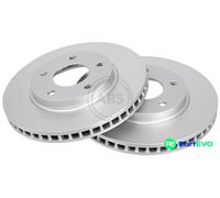 A.B.S. 2 X BRAKE DISC 17987 FOR DODGE