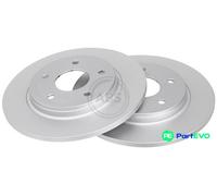 ABS 17994 Rear Brake Discs Pair 305mm Solid Fits Chrysler Dodge Fiat VW Freemont