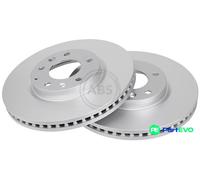 2x Brake disc Vented 18030 A.B.S. for MAZDA CX-7