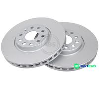 A.B.S. 2 X BRAKE DISC 18087 FOR SEAT VW