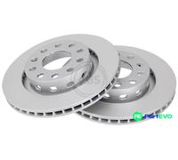 A.B.S. 2 X BRAKE DISC 18091 FOR AUDI