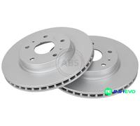 A.B.S. 2 X BRAKE DISC 18102 FOR SUZUKI