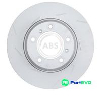 A.B.S. 2 X BRAKE DISC 18124 FOR PORSCHE