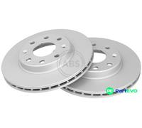 A.B.S. 2 X BRAKE DISC 18166 FOR CHEVROLET DAEWOO