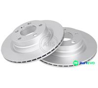 2X Original A.B.S. Brake Disc 18197 For BMW