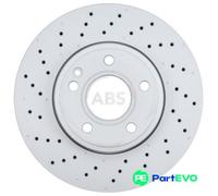 A.B.S. 2 X BRAKE DISC 18208 FOR MERCEDES-BENZ