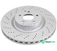 A.B.S. 2 X BRAKE DISC 18285 FOR MERCEDES-BENZ