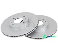 A.B.S. 2 X BRAKE DISC 18289 FOR MITSUBISHI