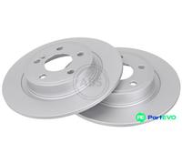2x Brake disc solid 18300 A.B.S. for MERCEDES-BENZ INFINITI