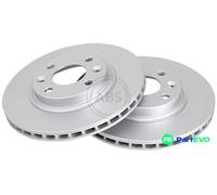 A.B.S. 2 X BRAKE DISC 18316 FOR RENAULT