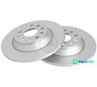 A.B.S. 2 X BRAKE DISC 18319 FOR AUDI FORD SEAT SKODA VW