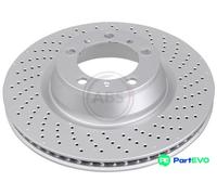 A.B.S. 2 X BRAKE DISC 18321 FOR PORSCHE