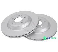 A.B.S. 2 X BRAKE DISC 18332 FOR MERCEDES-BENZ