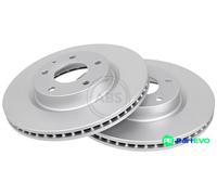 A.B.S. 2 X BRAKE DISC 18384 FOR MAZDA
