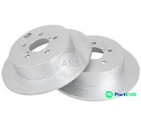 A.B.S. 2 X BRAKE DISC 18386 FOR SUBARU