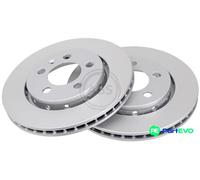A.B.S. 2 X BRAKE DISC 18395 FOR VW