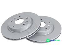 A.B.S. 2 X BRAKE DISC 18406 FOR SUZUKI