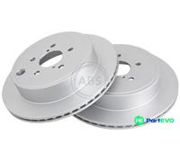 A.B.S. 2 X BRAKE DISC 18415 FOR SUBARU