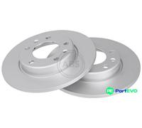 A.B.S. 2 X BRAKE DISC 18443 FOR PEUGEOT